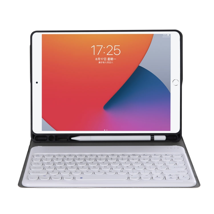 YA610B Detachable Lambskin Texture Round Keycap Bluetooth Keyboard Leather Tablet Case with Pen Slot & Stand For Samsung Galaxy Tab S6 Lite 10.4 P610 & P615 (2020)(Gold) - Samsung Keyboard by PMC TechLife | Online Shopping South Africa | PMC TechLife