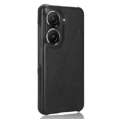 For ASUS Zenfone 9 Litchi Texture Back Cover Phone Case (Black) - ASUS Cases by PMC Jewellery | Online Shopping South Africa | PMC Jewellery