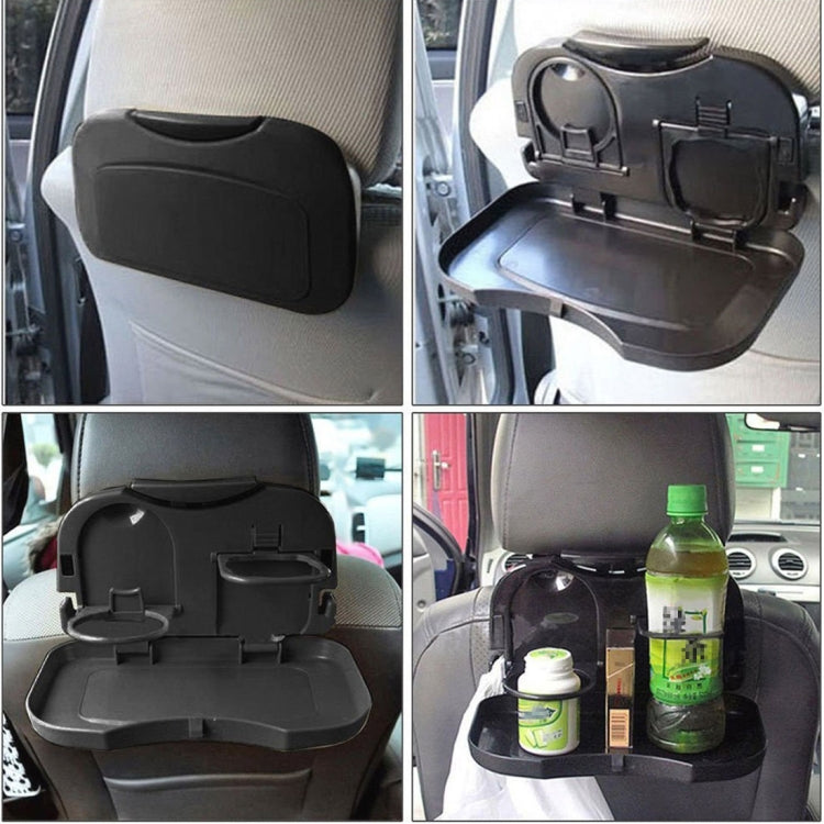 Folding Car Auto Back Seat Table Drink Food Cup Tray Holder Stand Desk - Car Drink Holders by PMC TechLife | Online Shopping South Africa | PMC TechLife
