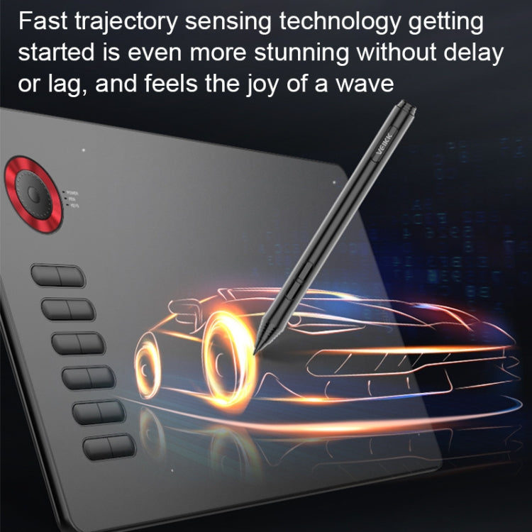 VEIKK A15PRO 10x6 inch 5080 LPI Type-C Interface Smart Touch Electronic Graphic Tablet (Grey) - free shipping - PMC Jewellery - Order now!