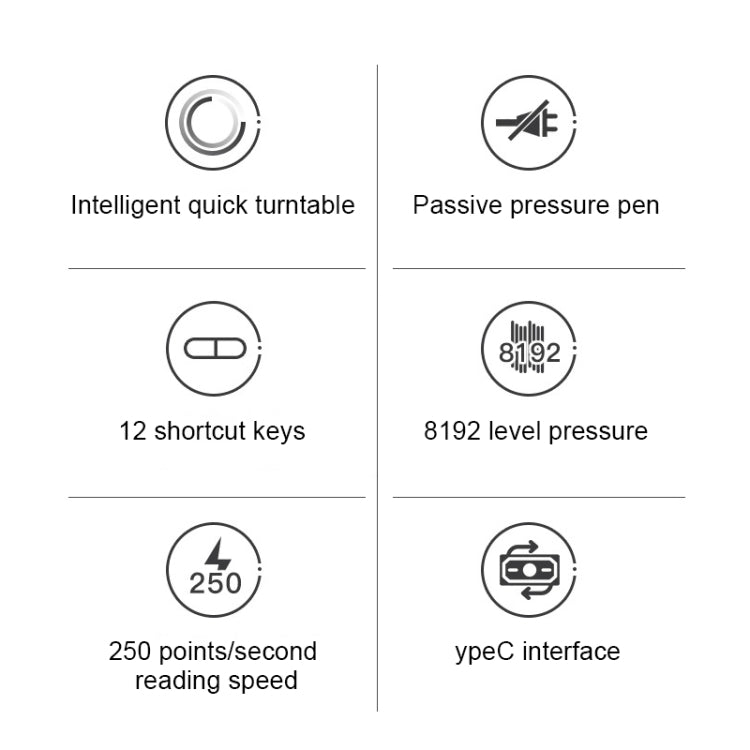 VEIKK A15PRO 10x6 inch 5080 LPI Type-C Interface Smart Touch Electronic Graphic Tablet (Grey) - free shipping - PMC Jewellery - Order now!