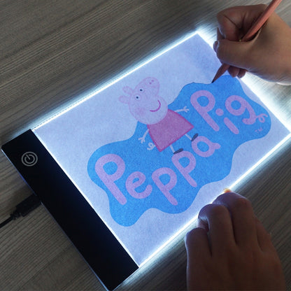 2.2W 5V LED Three Level of Brightness Dimmable A5 Acrylic USB Copy Boards Anime Sketch Drawing Sketchpad -  by PMC Jewellery | Online Shopping South Africa | PMC Jewellery | Buy Now Pay Later Mobicred