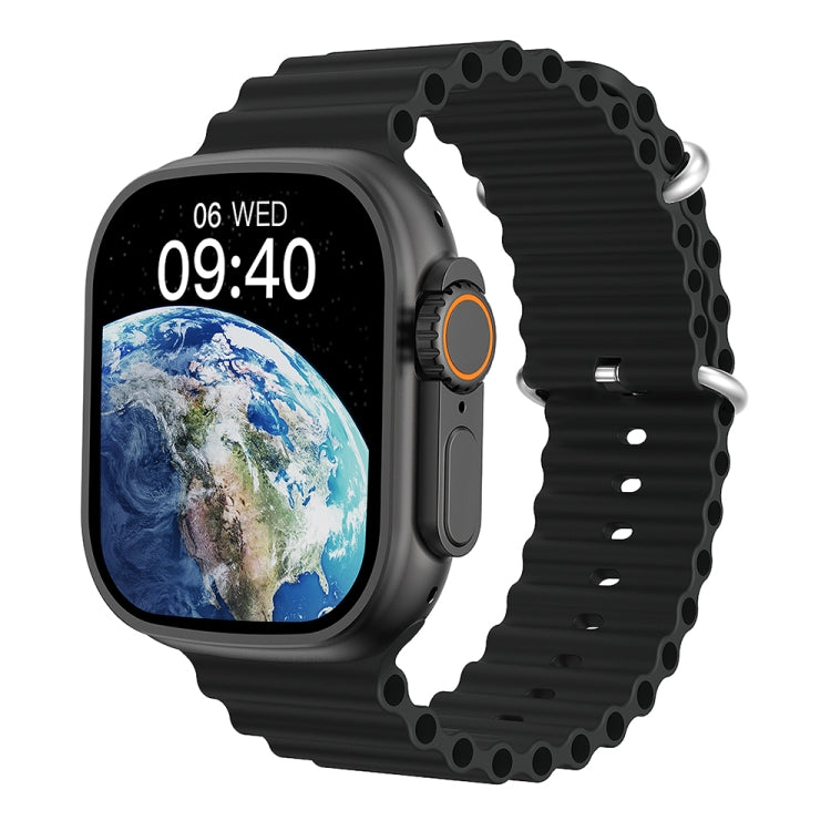 WIWU SW01 Ultra 1.9 inch IPS Screen IP68 Waterproof Bluetooth Smart Watch, Support Heart Rate Monitoring (Black) - Smart Watches by WIWU | Online Shopping South Africa | PMC Jewellery | Buy Now Pay Later Mobicred