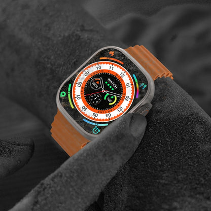 WIWU SW01 Ultra 1.9 inch IPS Screen IP68 Waterproof Bluetooth Smart Watch, Support Heart Rate Monitoring(Orange) - Smart Watches by WIWU | Online Shopping South Africa | PMC Jewellery | Buy Now Pay Later Mobicred