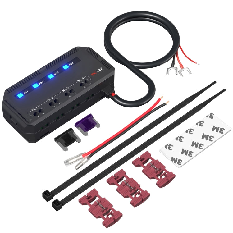 CS-1785A1 Motorcycle / Car Relay Quick Wiring Fuse Box - Relays by PMC TechLife | Online Shopping South Africa | PMC TechLife