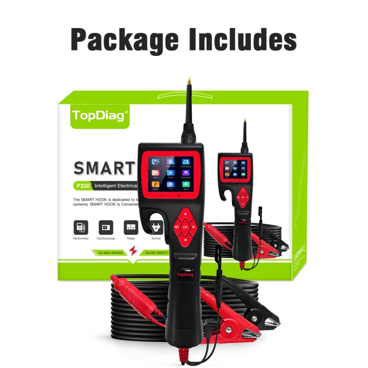 TopDiag P200 Car Circuit Intelligent Analyzer Diagnostic Instrument - Electronic Test by PMC Jewellery | Online Shopping South Africa | PMC Jewellery | Buy Now Pay Later Mobicred