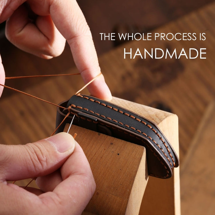 For Lexus 4-button Hallmo Car Cowhide Leather Key Protective Cover Key Case(Blue) - free shipping - PMC TechLife - Order now!