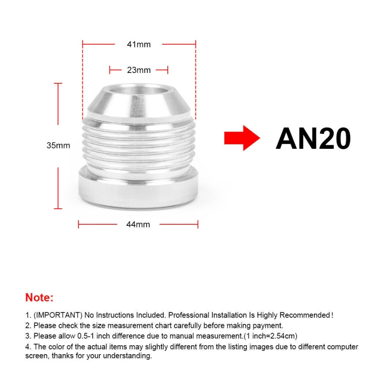 AN20 Car Oil Pipe Joint Breathable Pot Connector - free shipping - PMC TechLife - Order now!