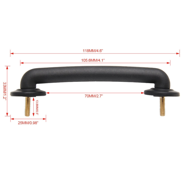 For Jeep Wrangler Car Hood Handle 55176422 - Door Handles by PMC TechLife | Online Shopping South Africa | PMC TechLife