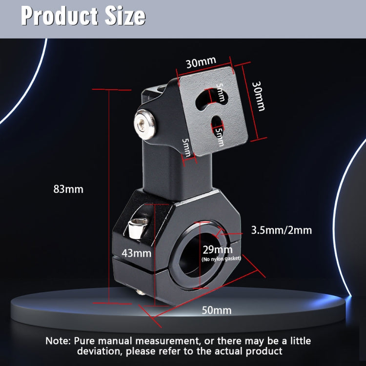 1pcs LT02 Motorcycle Light Universal Bracket - Holder by PMC TechLife | Online Shopping South Africa | PMC TechLife | Buy Now Pay Later Mobicred