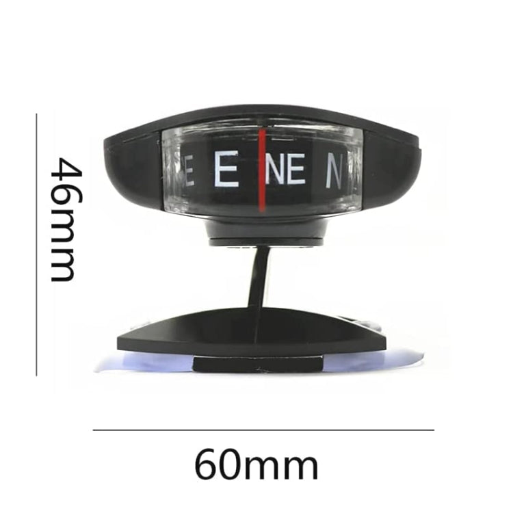 LC35 Vehicle Compass Car Ornament with Suction Cup & Sticker - Clocks & Car Meters by PMC TechLife | Online Shopping South Africa | PMC TechLife | Buy Now Pay Later Mobicred