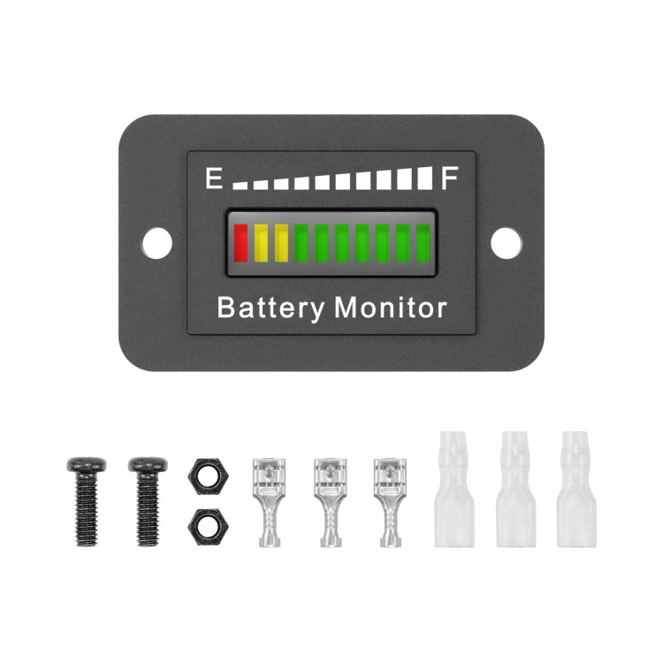 BM210 Electric Vehicles / Golf Carts LED Battery Indicator Adjustable Voltage 12V-72V - Car Modification by PMC TechLife | Online Shopping South Africa | PMC TechLife | Buy Now Pay Later Mobicred