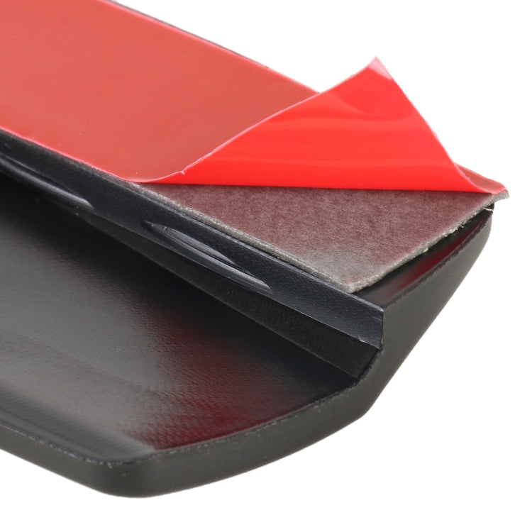 1 Pair Car Solid Color Silicone Bumper Strip, Style: Short (Black) - Anti Collision Sticker by PMC TechLife | Online Shopping South Africa | PMC TechLife | Buy Now Pay Later Mobicred