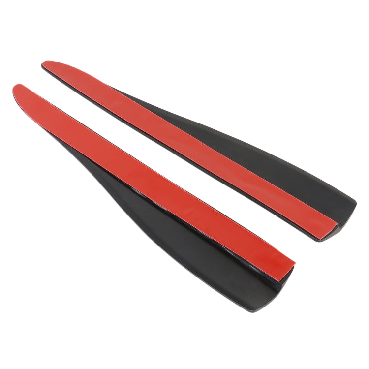 1 Pair Car Solid Color Silicone Bumper Strip, Style: Long (Black) - Anti Collision Sticker by PMC TechLife | Online Shopping South Africa | PMC TechLife | Buy Now Pay Later Mobicred