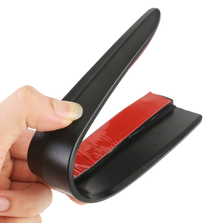 1 Pair Car Solid Color Silicone Bumper Strip, Style: Long (Black) - Anti Collision Sticker by PMC TechLife | Online Shopping South Africa | PMC TechLife | Buy Now Pay Later Mobicred