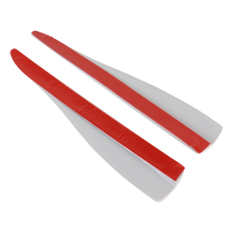 1 Pair Car Solid Color Silicone Bumper Strip, Style: Long (Grey) - Anti Collision Sticker by PMC TechLife | Online Shopping South Africa | PMC TechLife | Buy Now Pay Later Mobicred