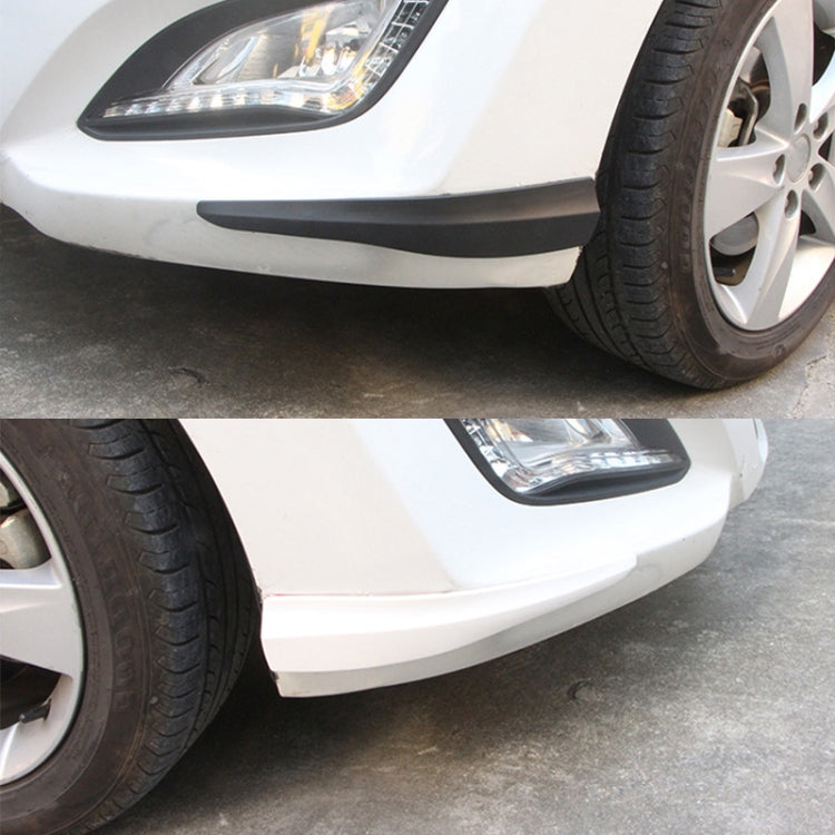1 Pair Car Solid Color Silicone Bumper Strip, Style: Long (White) - Anti Collision Sticker by PMC TechLife | Online Shopping South Africa | PMC TechLife | Buy Now Pay Later Mobicred