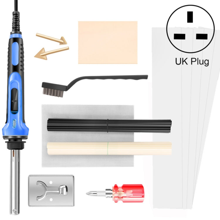 100W Electric Soldering Iron Plastic Welding Machine Car Bumper Repair Plier, UK Plug (Blue) - Hand Tool Sets by PMC Jewellery | Online Shopping South Africa | PMC Jewellery | Buy Now Pay Later Mobicred