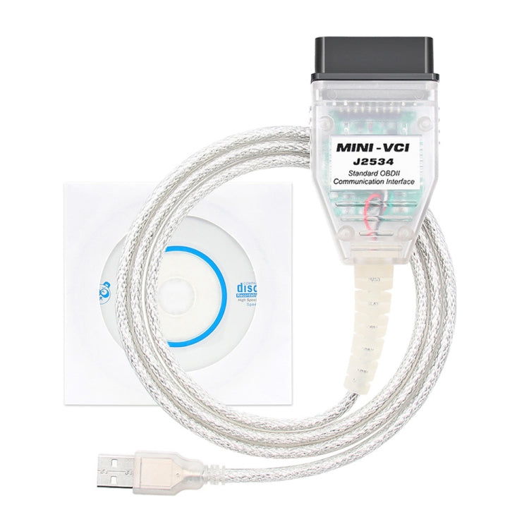 USB to OBD2 16 Pin MINI VCI FT232RL Single Diagnostic Cable for Toyota TIS Techstream - Cables & Connectors by PMC TechLife | Online Shopping South Africa | PMC TechLife | Buy Now Pay Later Mobicred