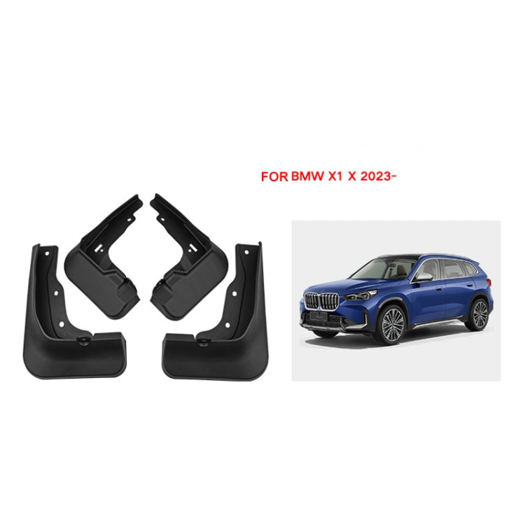 For BMW X1 X 2023 4pcs/Set Car Auto Soft Plastic Splash Flaps Fender Guard - Mudguards by PMC Jewellery | Online Shopping South Africa | PMC Jewellery | Buy Now Pay Later Mobicred