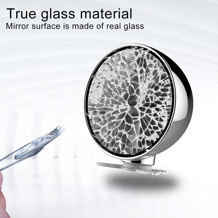 3R-043 Auxiliary Rear View Mirror Car Adjustable Blind Spot Mirror Wide Angle Auxiliary  Side Mirror, Diameter: 60mm (Silver) - free shipping - PMC TechLife - Order now!