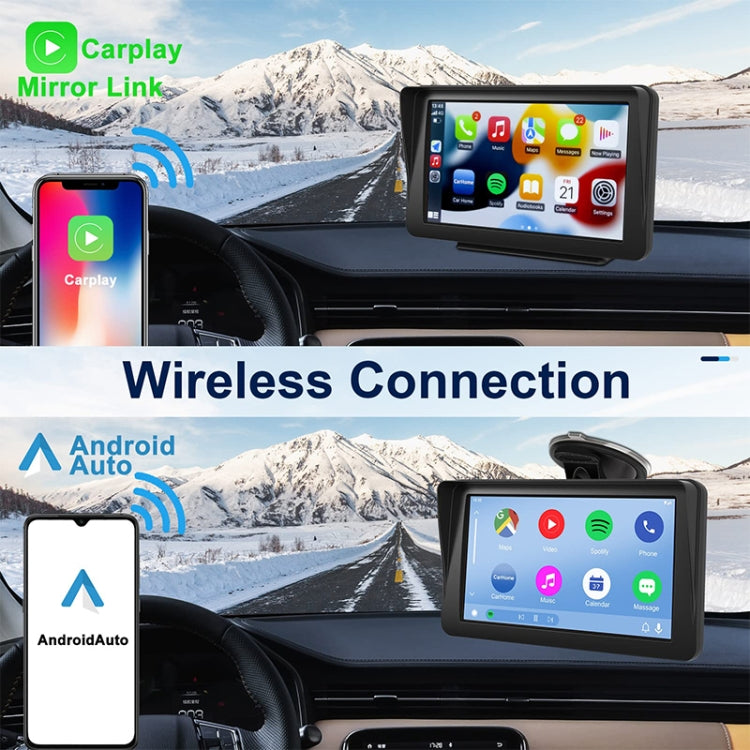 P701S 7 inch Portable Touch Display Wireless Car Navigator Smart CarPlay Bluetooth Reversing Image - Car DVRs by PMC Jewellery | Online Shopping South Africa | PMC Jewellery | Buy Now Pay Later Mobicred