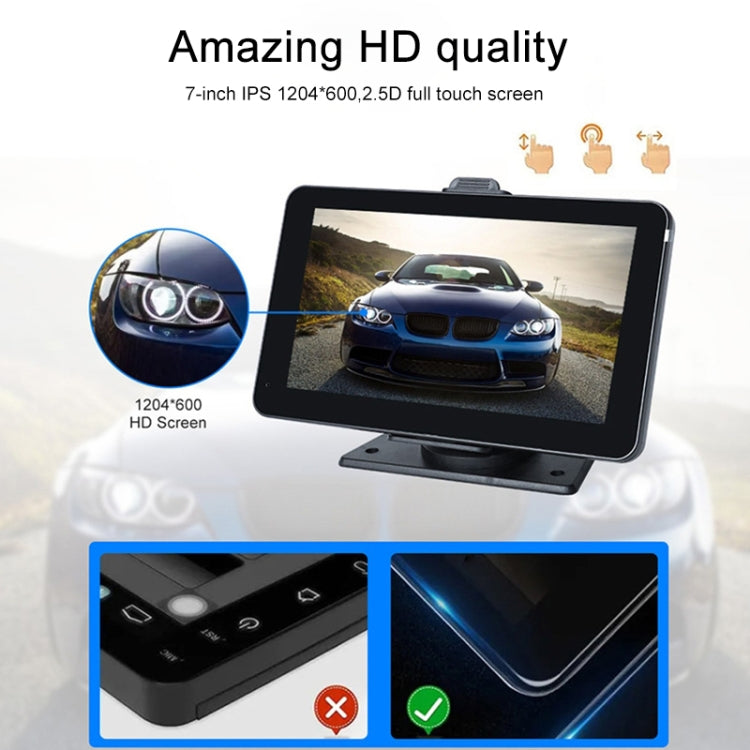 P703S 7 inch Wireless CarPlay Car Navigator Smart Driving Recorder - Car DVRs by PMC Jewellery | Online Shopping South Africa | PMC Jewellery | Buy Now Pay Later Mobicred