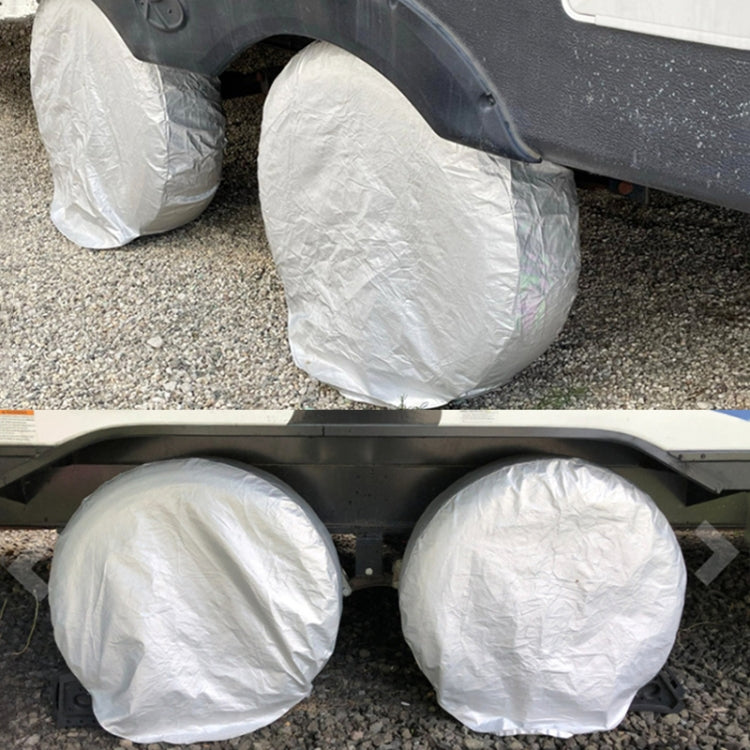 4pcs / Set Car Tire 420D Oxford Cloth Protective Cover, Diameter: 76-81cm, Width: 34cm - Window Foils & Solar Protection by PMC TechLife | Online Shopping South Africa | PMC TechLife | Buy Now Pay Later Mobicred