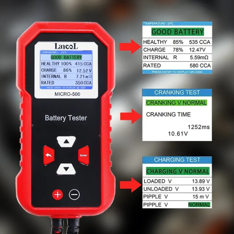 LCD Screen Car Battery Tester - Electronic Test by PMC Jewellery | Online Shopping South Africa | PMC Jewellery | Buy Now Pay Later Mobicred