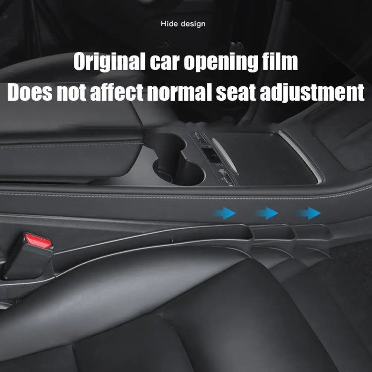 For Tesla Model 3 / Y 2pcs / Set Car Seat Gap Storage Box (Black) - Stowing Tidying by PMC TechLife | Online Shopping South Africa | PMC TechLife | Buy Now Pay Later Mobicred