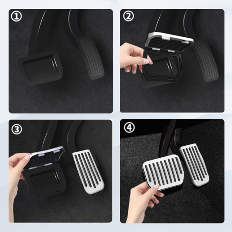 For Tesla Model 3 / Y Snap-on Car Accelerator Brake Pedal (Black) - Foot Pedal by PMC TechLife | Online Shopping South Africa | PMC TechLife | Buy Now Pay Later Mobicred
