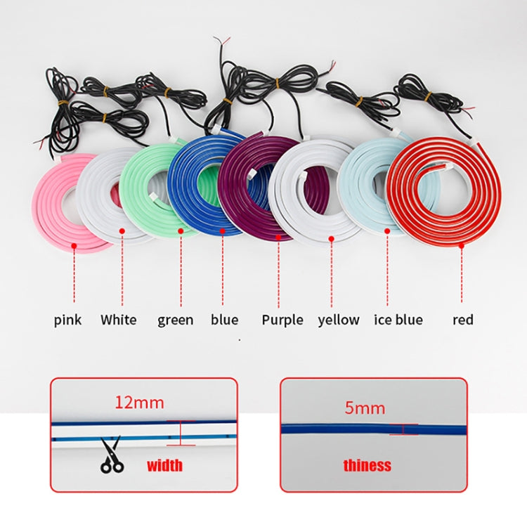 2m Car Daytime Running Super Bright Decorative LED Atmosphere Light (Purple Light) - Decorative Lights by PMC TechLife | Online Shopping South Africa | PMC TechLife | Buy Now Pay Later Mobicred