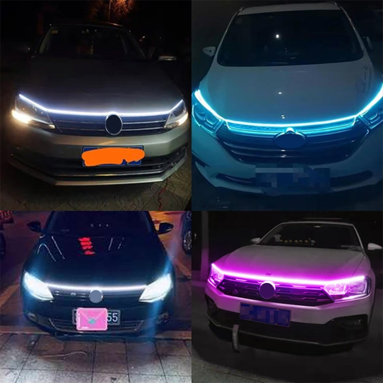 2m Car Daytime Running Super Bright Decorative LED Atmosphere Light (White Light) - Decorative Lights by PMC TechLife | Online Shopping South Africa | PMC TechLife | Buy Now Pay Later Mobicred