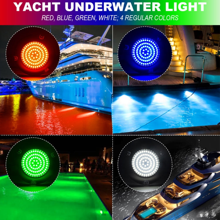 Ship / Yacht 10-30V 90LEDs Waterproof Stainless Steel Underwater Light (Blue Light) - Marine Accessories & Parts by PMC TechLife | Online Shopping South Africa | PMC TechLife | Buy Now Pay Later Mobicred