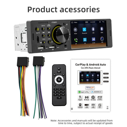 4 inch 800x480P Car Radio Receiver MP5 Player, Support FM & Bluetooth & SD Card with Remote Control - Car MP3 & MP4 & MP5 by PMC Jewellery | Online Shopping South Africa | PMC Jewellery | Buy Now Pay Later Mobicred