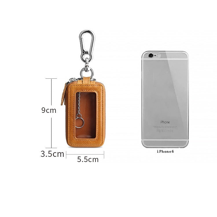 TP-9009 Double-deck Multi-function Car Key Bag(Brown) - Car Key Cases by PMC TechLife | Online Shopping South Africa | PMC TechLife | Buy Now Pay Later Mobicred