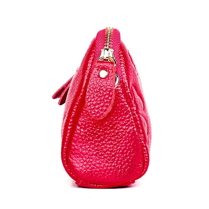 2026 Multifunctional Litchi Texture Women Large Capacity Hand Wallet Shell bag with Card Slots(Wine Red) - Wallets by PMC Jewellery | Online Shopping South Africa | PMC Jewellery | Buy Now Pay Later Mobicred