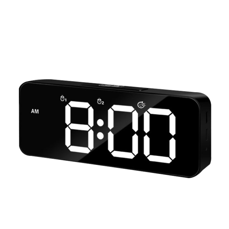 XM905 Multifunctional Voice-activated Alarm Clock LED Electronic Wall Clock (Black) - Wall Clock by PMc TechLife | Online Shopping South Africa | PMc TechLife | Buy Now Pay Later Mobicred