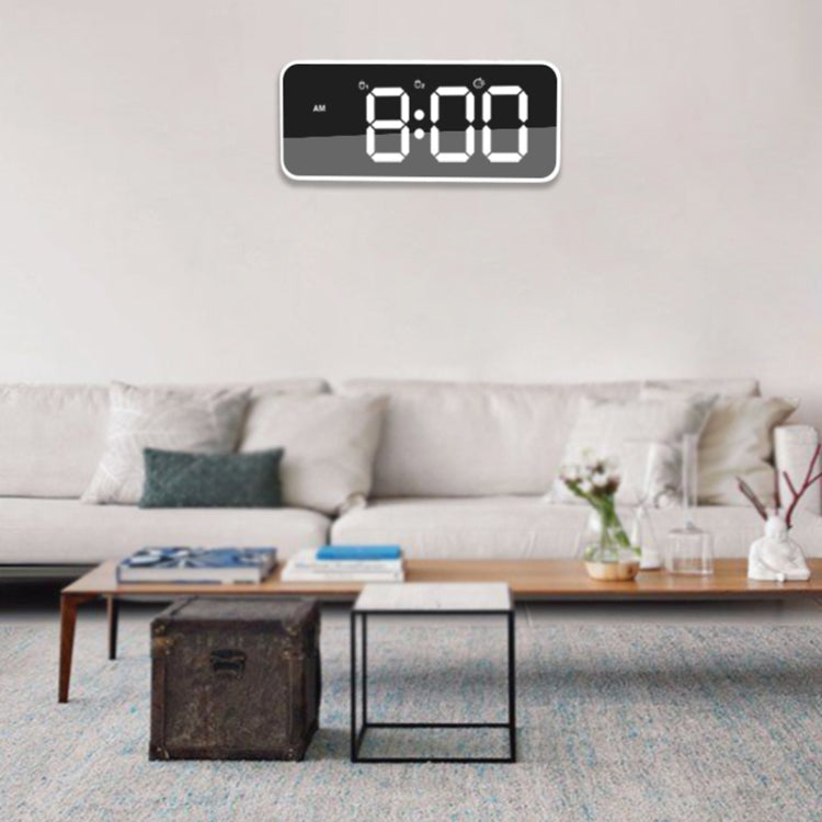 XM905 Multifunctional Voice-activated Alarm Clock LED Electronic Wall Clock (Black) - Wall Clock by PMc TechLife | Online Shopping South Africa | PMc TechLife | Buy Now Pay Later Mobicred