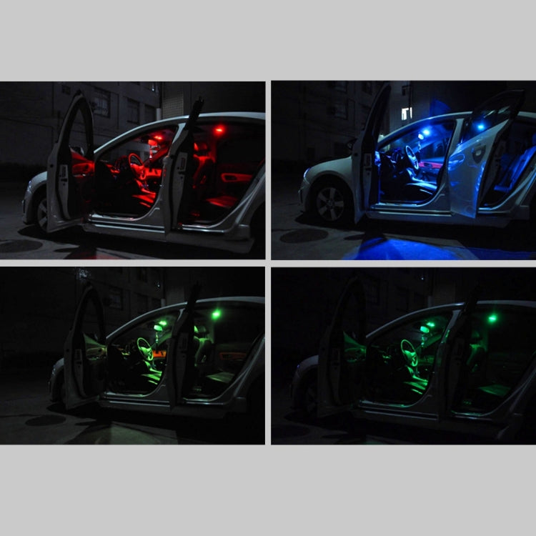 2 PCS Colorful 31MM Bicuspid Remote Control Car Dome Lamp LED Reading Light with 6 LED Lights - Dome Lights by PMC Jewellery | Online Shopping South Africa | PMC Jewellery | Buy Now Pay Later Mobicred