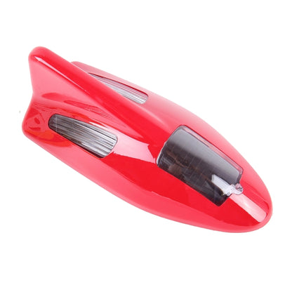 Solar Colorful Light Anti Collision Shark Fin Car Taillight LED Flash Warning Light Caution Light(Red) - Warning Lights by PMC Jewellery | Online Shopping South Africa | PMC Jewellery | Buy Now Pay Later Mobicred