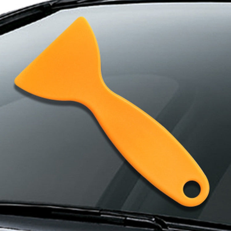 100 PCS Yellow Plastic Small Scraper Car Film Tools Film Scraper Car Accessories - Sticker Tools by PMC TechLife | Online Shopping South Africa | PMC TechLife