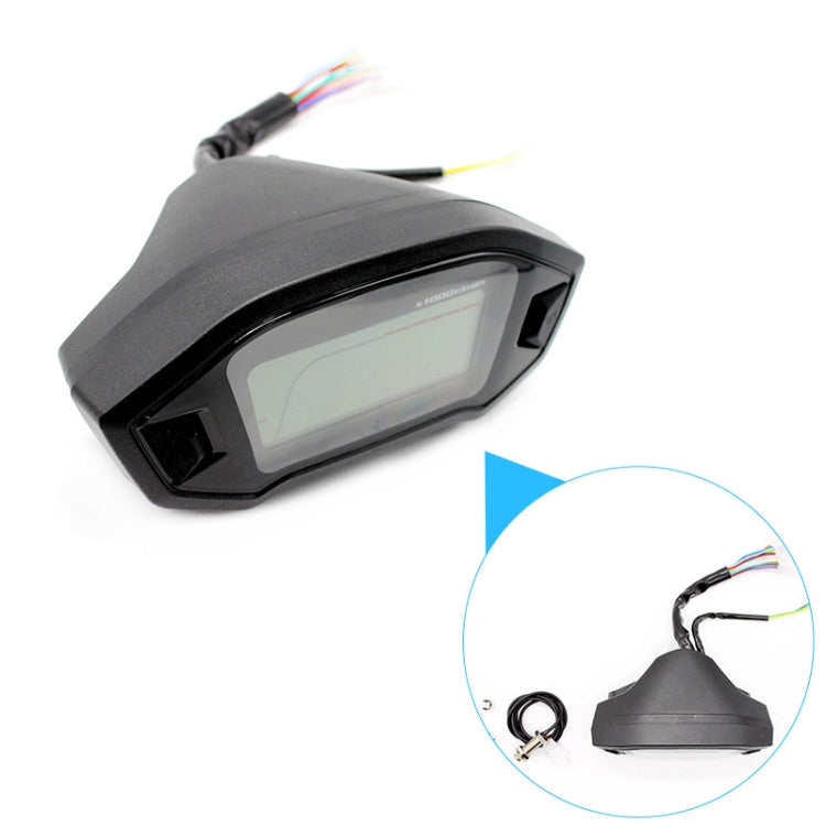 B2912 Motorcycle Modified Instrument Panel 12V LCD Display Odometer Mileage 2-4 Cylinder Speedometer - Electrical Instruments by PMC TechLife | Online Shopping South Africa | PMC TechLife | Buy Now Pay Later Mobicred