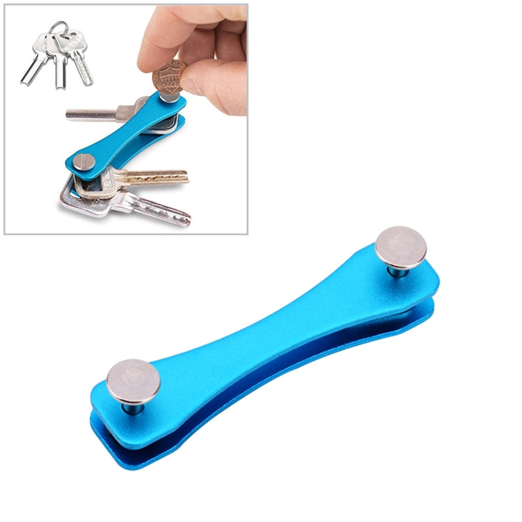 Portable Metal Key Storage Clip(Blue) - Retaining Clips by PMC Jewellery | Online Shopping South Africa | PMC Jewellery | Buy Now Pay Later Mobicred