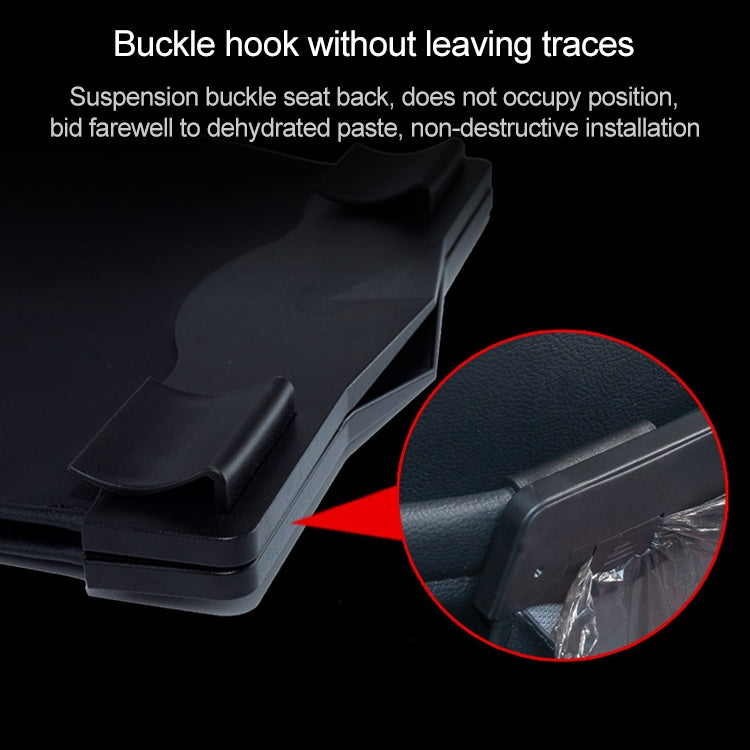 Car Multifunctional LED Design Hanging Folding Garbage Bin Storage Box (Black) - Stowing Tidying by PMC TechLife | Online Shopping South Africa | PMC TechLife | Buy Now Pay Later Mobicred