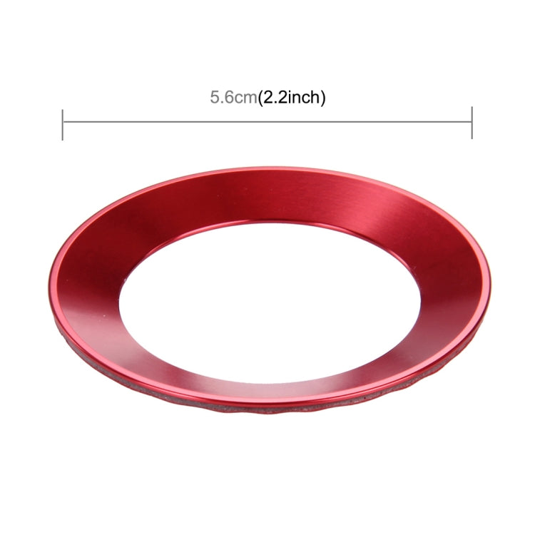 Car Aluminum Steering Wheel Decoration Ring For Volkswagen(Red) - Decoration Rings by PMC TechLife | Online Shopping South Africa | PMC TechLife