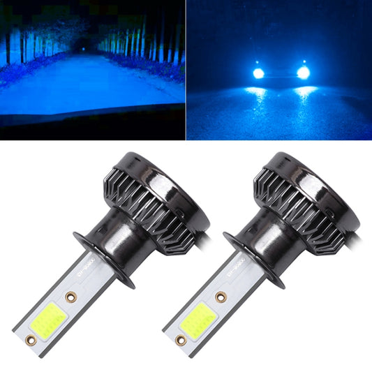 2 PCS H3 DC9-36V / 36W / 8000K / 6000LM IP68 Car / Motorcycle Mini COB LED Headlight Lamps / Fog Light(Ice Blue Light) - LED Headlamps by PMC Jewellery | Online Shopping South Africa | PMC Jewellery | Buy Now Pay Later Mobicred