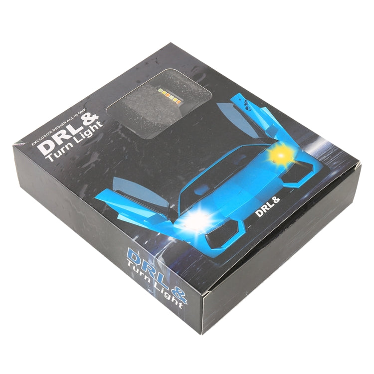 T20/7740 DC12V 3.7W 81 SMD-3030-LEDs Three Color Car DRL&Turn Light, Length: 2m - Running Lights by PMC Jewellery | Online Shopping South Africa | PMC Jewellery | Buy Now Pay Later Mobicred