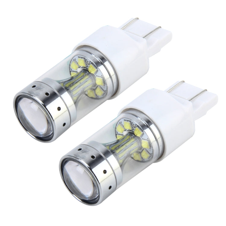 2 PCS 7443 60W Car Auto Brake Light with 12 XB-D Lamps, DC 12V(White Light) - Brake Lights by PMC TechLife | Online Shopping South Africa | PMC TechLife | Buy Now Pay Later Mobicred