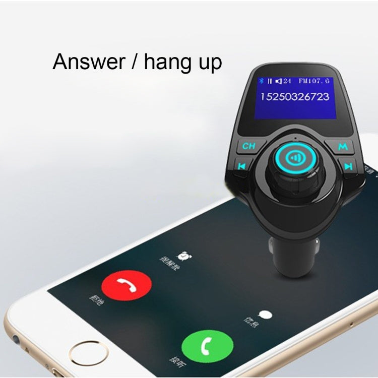 T11 Bluetooth FM Transmitter Car MP3 Player with LED Display, Support Double USB Charge & Handsfree & TF Card & U Disk Music Play Function - Bluetooth Car Kits by PMC TechLife | Online Shopping South Africa | PMC TechLife | Buy Now Pay Later Mobicred